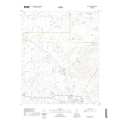 2020 Map of Rockmart North, 2020 Print