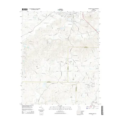 2014 Map of Rockmart South, 2014 Print