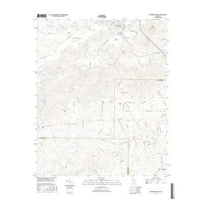 2017 Map of Rockmart South, 2017 Print