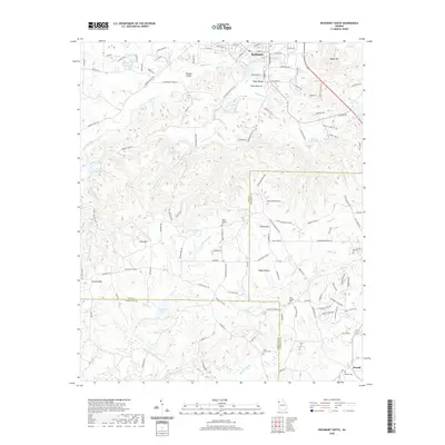 2020 Map of Rockmart South, 2020 Print