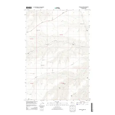 2013 Map of Rockpile Creek, 2013 Print