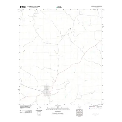 2010 Map of Rocksprings, 2010 Print