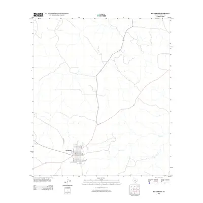 2012 Map of Rocksprings, 2012 Print