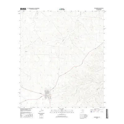 2016 Map of Rocksprings, 2016 Print