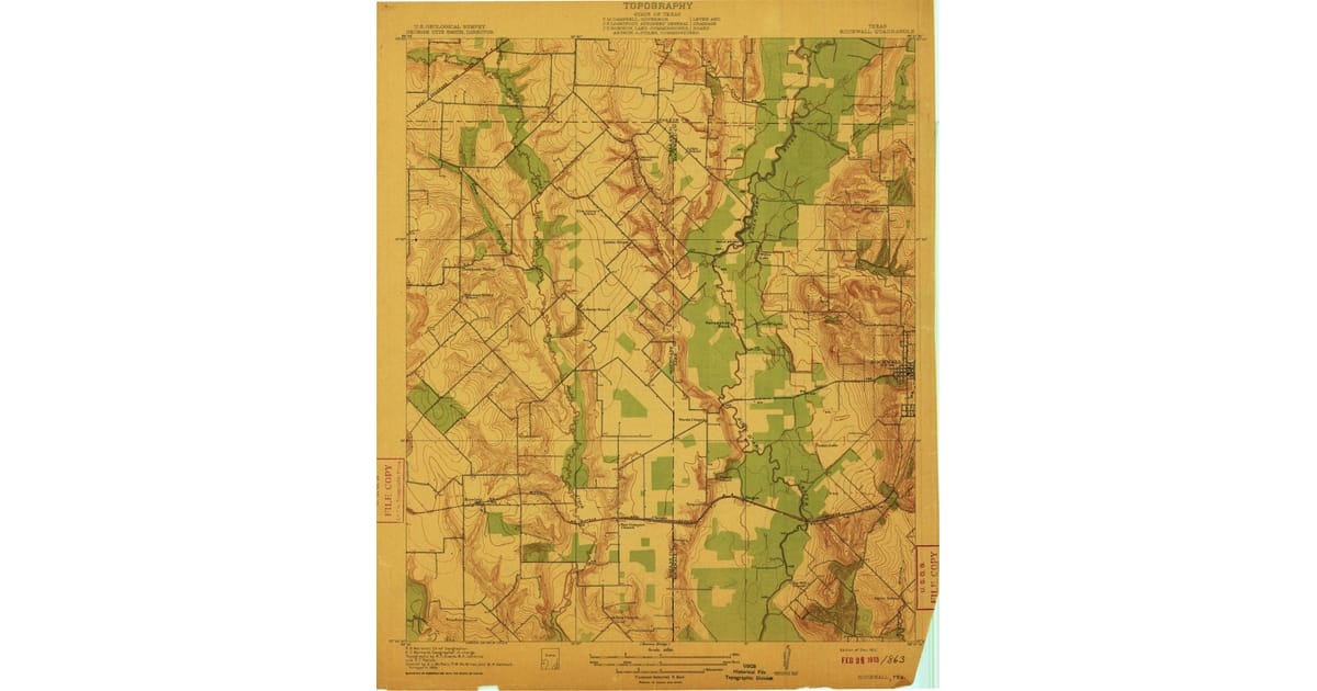 Old Maps of Rockwall, TX for Genealogy Pastmaps