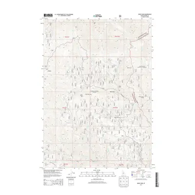 2013 Map of Rocky Bar, 2013 Print