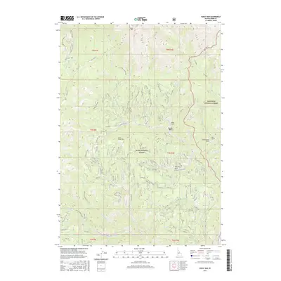 2017 Map of Rocky Bar, 2017 Print