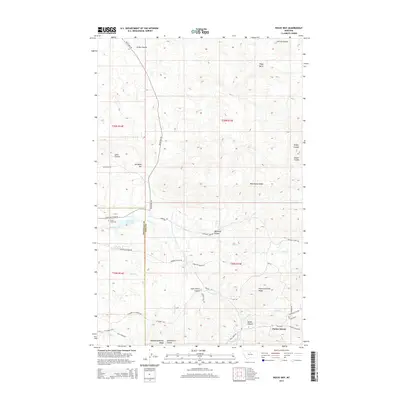 2014 Map of Rocky Boy, 2014 Print