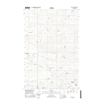 2017 Map of Rocky Boy, 2017 Print