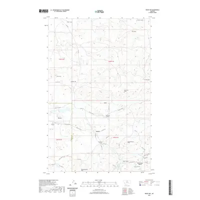 2020 Map of Rocky Boy, 2020 Print