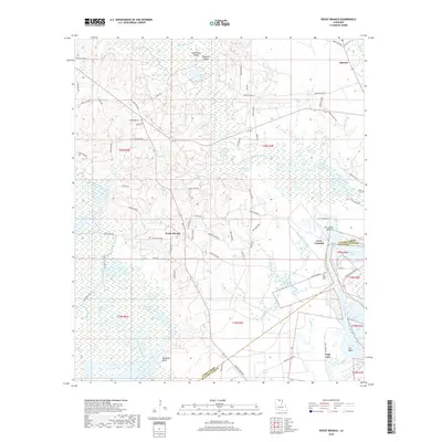 2018 Map of Rocky Branch, 2018 Print