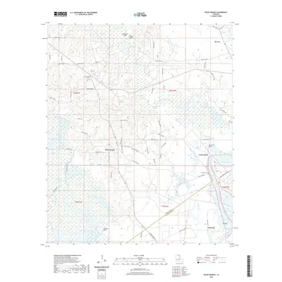 2020 Map of Rocky Branch, 2020 Print