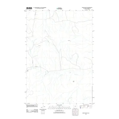 2012 Map of Rocky Butte, 2012 Print