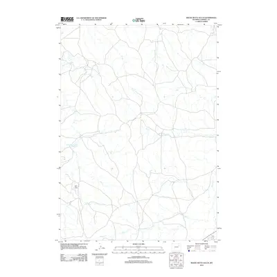 2012 Map of Rocky Butte Gulch, 2012 Print