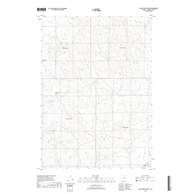 2017 Map of Rocky Butte Gulch, 2017 Print