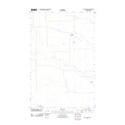 2011 Map of Rocky Buttes, 2011 Print