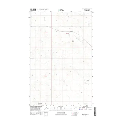 2017 Map of Rocky Buttes, 2017 Print