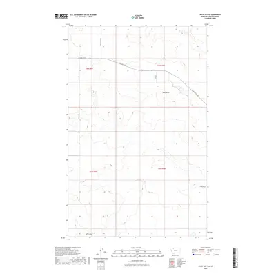2020 Map of Rocky Buttes, 2020 Print