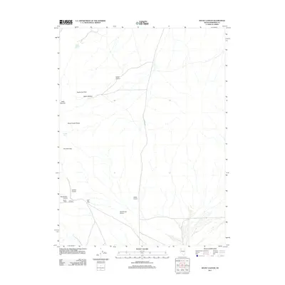 2011 Map of Rocky Canyon, 2011 Print