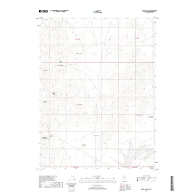 2018 Map of Rocky Canyon, 2018 Print