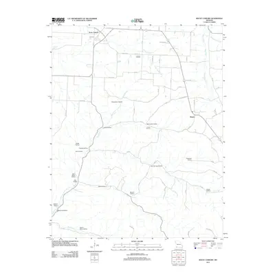 2012 Map of Rocky Comfort, 2012 Print