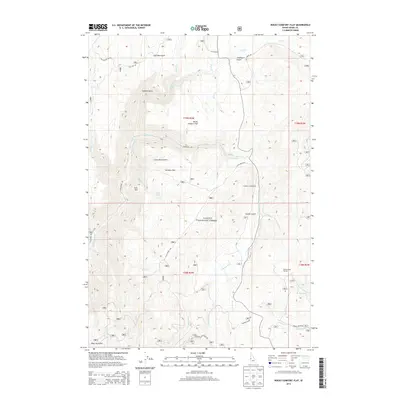 2013 Map of Rocky Comfort Flat, 2013 Print