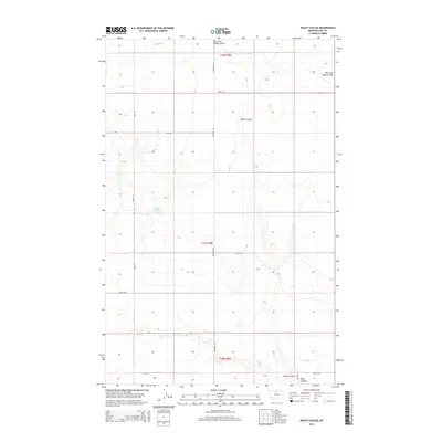 2014 Map of Rocky Coulee, 2014 Print