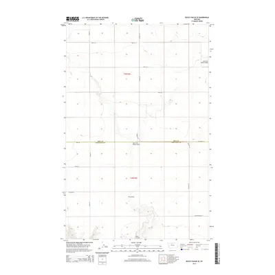 2014 Map of Rocky Coulee SE, 2014 Print