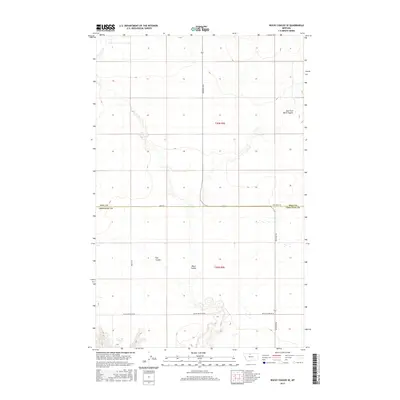2017 Map of Rocky Coulee SE, 2017 Print