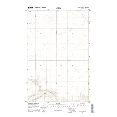 2014 Map of Rocky Coulee SW, 2014 Print