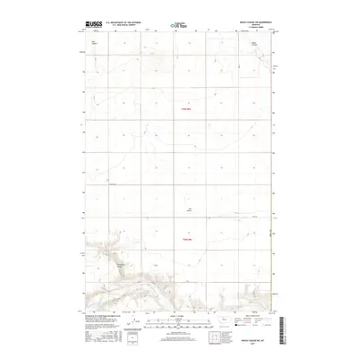 2017 Map of Rocky Coulee SW, 2017 Print