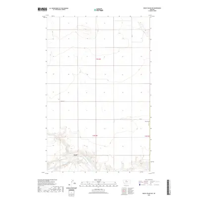 2020 Map of Rocky Coulee SW, 2020 Print