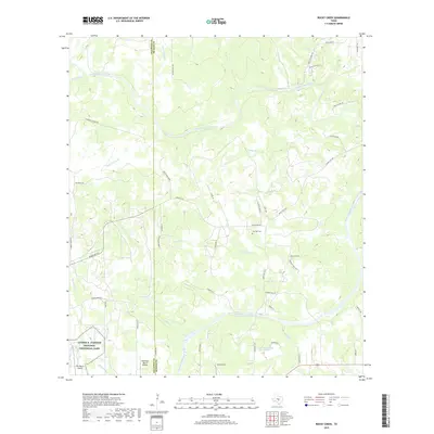 2019 Map of Rocky Creek, 2019 Print