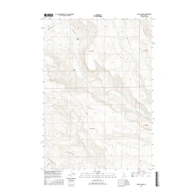 2017 Map of Rocky Creek, 2017 Print