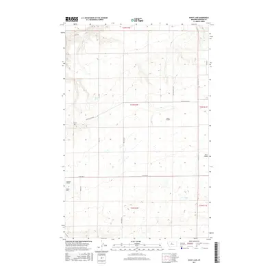 2017 Map of Rocky Lake, 2017 Print