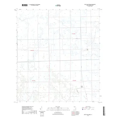 2018 Map of Rocky Lake Strand, 2018 Print