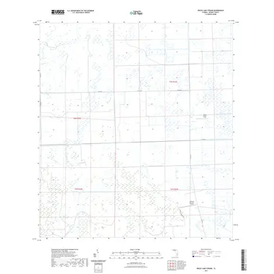 2021 Map of Rocky Lake Strand, 2021 Print