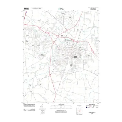 2010 Map of Rocky Mount, 2010 Print