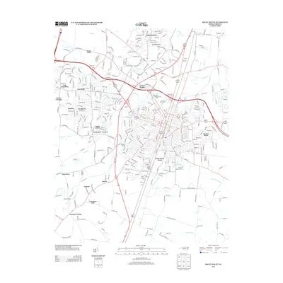 2013 Map of Rocky Mount, 2013 Print