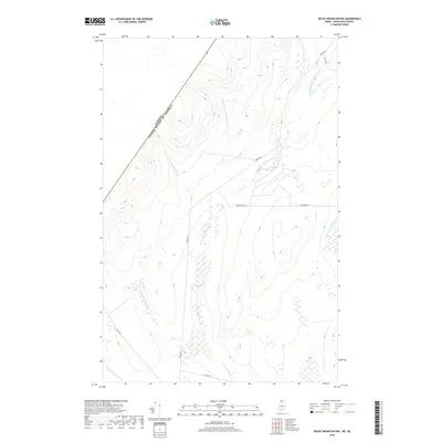 2018 Map of Rocky Mountain NW, 2018 Print