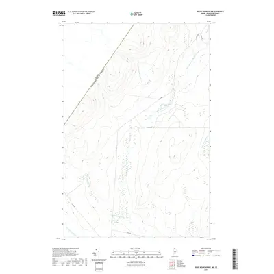 2021 Map of Rocky Mountain NW, 2021 Print