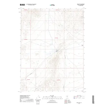 2018 Map of Rocky Pass, 2018 Print