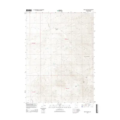 2014 Map of Rocky Pass Peak, 2014 Print