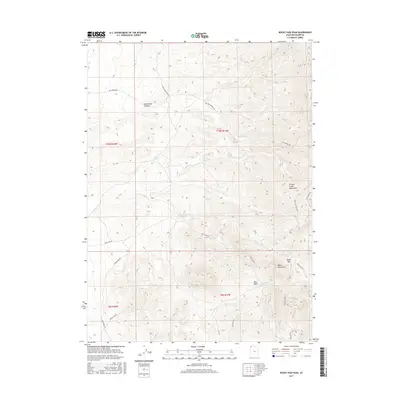 2017 Map of Rocky Pass Peak, 2017 Print