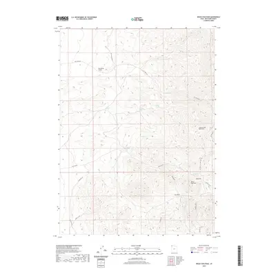 2020 Map of Rocky Pass Peak, 2020 Print
