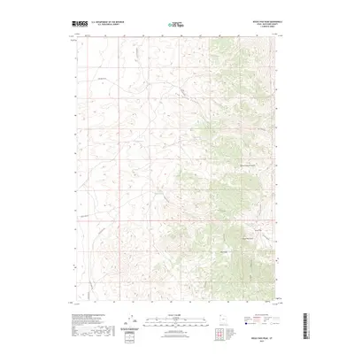 2023 Map of Rocky Pass Peak, 2023 Print
