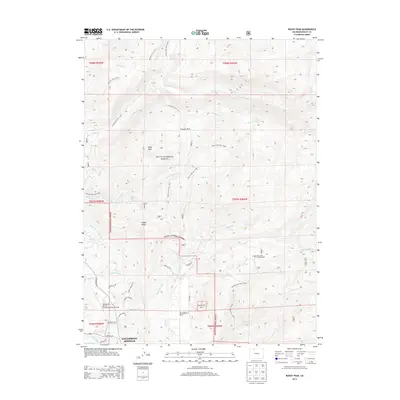 2013 Map of Rocky Peak, 2013 Print