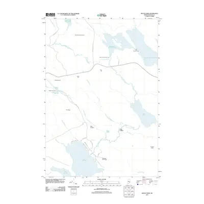2011 Map of Rocky Pond, 2011 Print