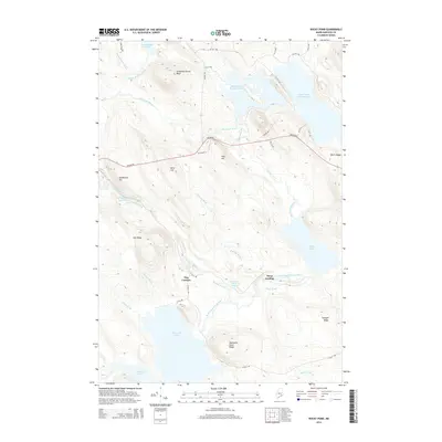 2014 Map of Rocky Pond, 2014 Print