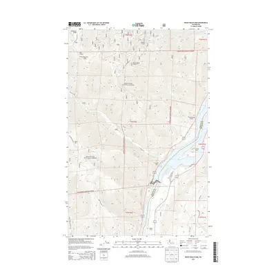 2014 Map of Rocky Reach Dam, 2014 Print